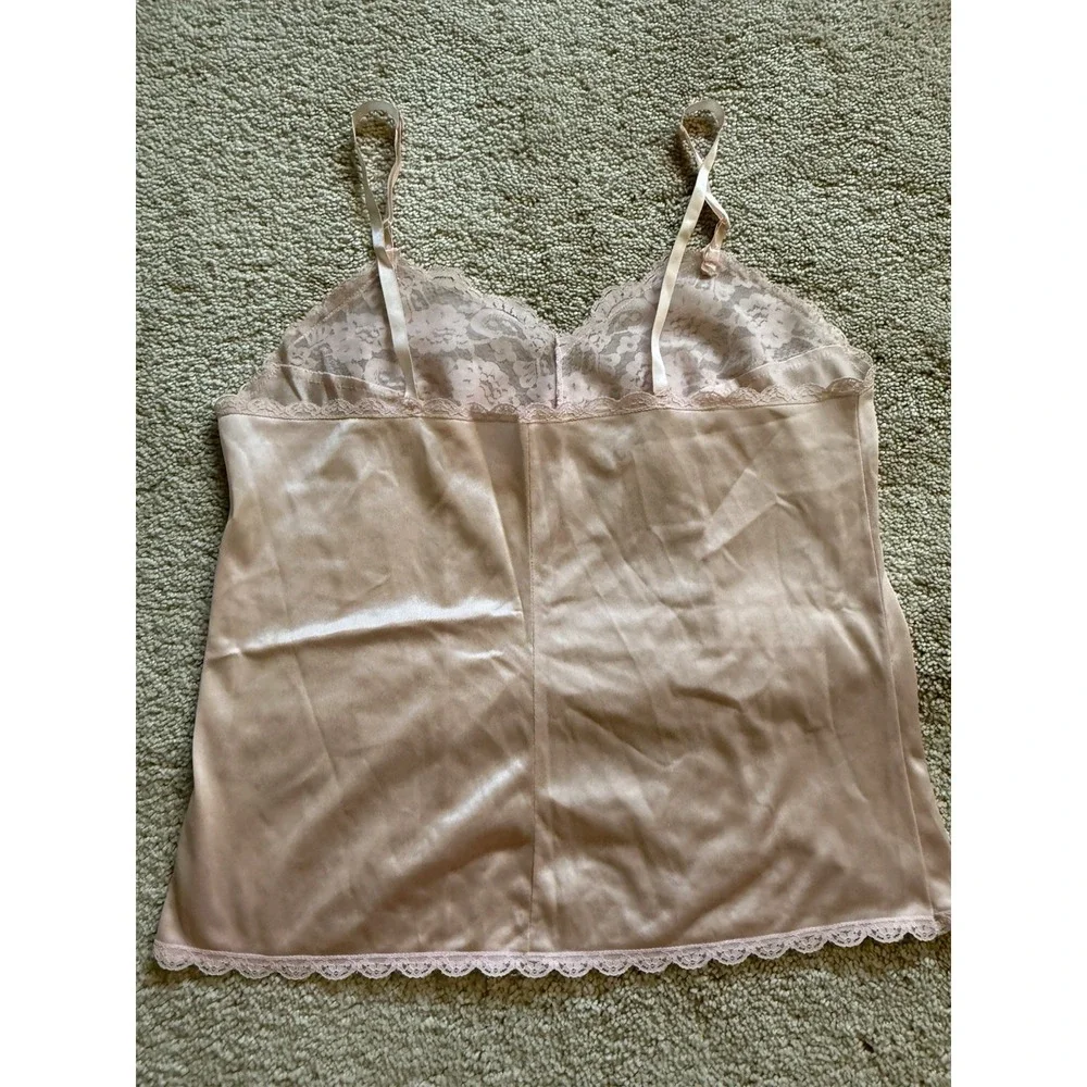 Gotham New York Pink Lace Camisole Size Medium READ‎
